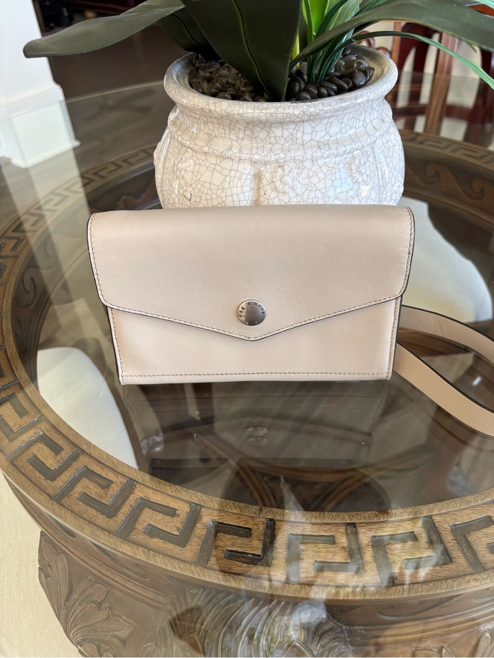 🤍🤍RAG & BONE ATLAS LEATHER WALLET ON S CHAIN CROSSBODY/SHOULDER BAG!🤍🤍